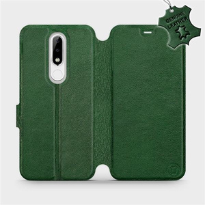 Hülle für Nokia 5.1 Plus - Farbe Green Leather