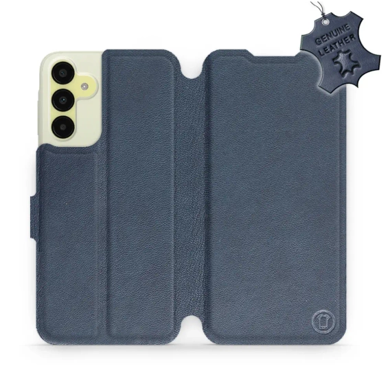 Phone Case Samsung Galaxy A15 5G - Design Blue Leather