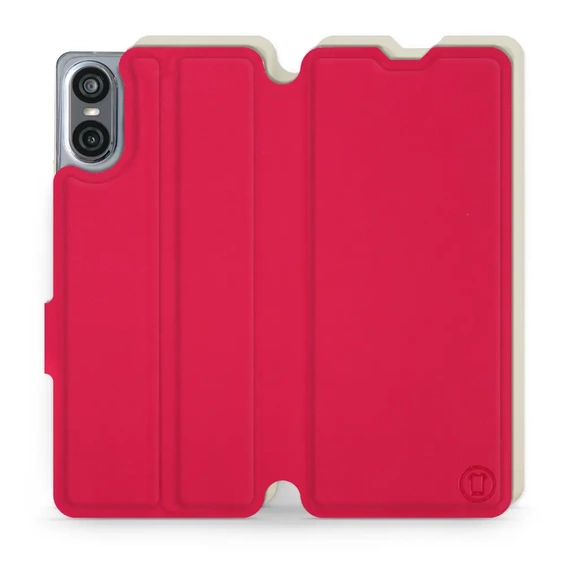 Phone Case Sony Xperia 10 VI - Design Red with Platinum