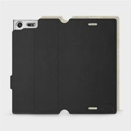 Phone Case Sony Xperia XZ Premium - Design Black with Platinum