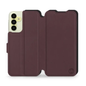 Phone Case Samsung Galaxy M15 5G - Design Burgundy with Black