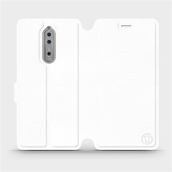 Phone Case Nokia 8 - Design White&Orange