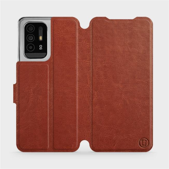 Etui do OPPO Reno 5 Z - wzór Brown&Orange