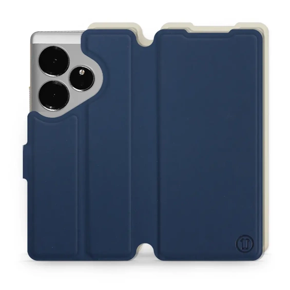 Phone Case Realme GT 6 - Design Navy with Platinum