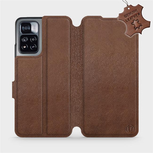 Hülle für Xiaomi Redmi Note 11 Pro - Farbe Brown Leather