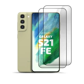 2er Set Panzerglas Clear für Samsung Galaxy S21 FE