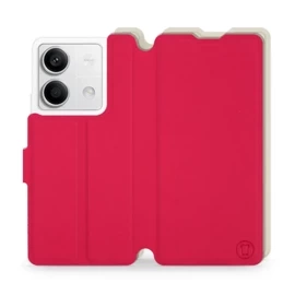 Hülle für Xiaomi Redmi Note 13 5G - Farbe Rot mit Platin