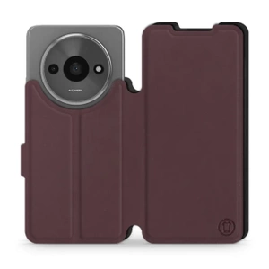 Phone Case Xiaomi Redmi A3 - Design Burgundy with Black