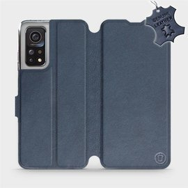 Phone Case Xiaomi Mi 10T - Design Blue Leather