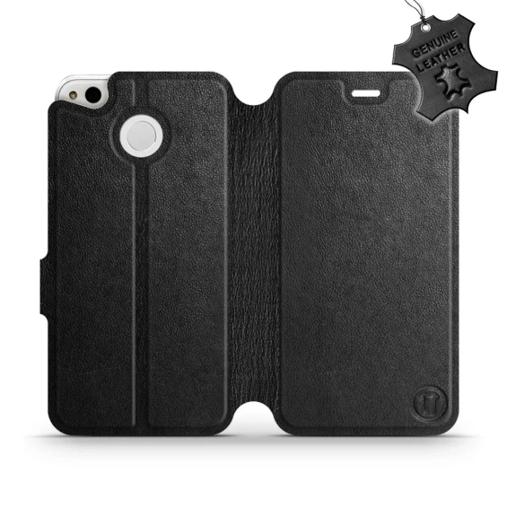 Phone Case Xiaomi Redmi 4X - Design Black Leather