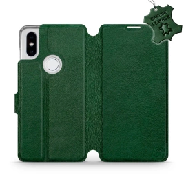 Phone Case Xiaomi Mi Mix 2S - Design Green Leather