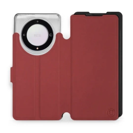 Phone Case Huawei Honor Magic5 Lite 5G - Design Dark Red with Black