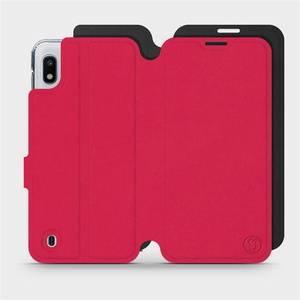 Phone Case Samsung Galaxy A10 - Design Red with Black