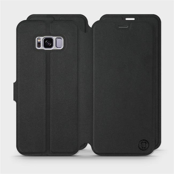 Etui Soft Touch do Samsung Galaxy S8 - wzór Satynowa czerń