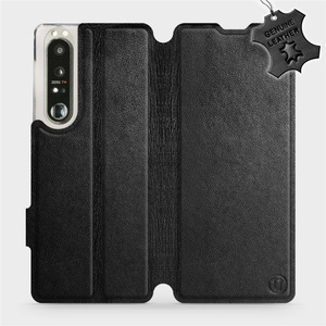 Hülle für Sony Xperia 1 III - Farbe Black Leather