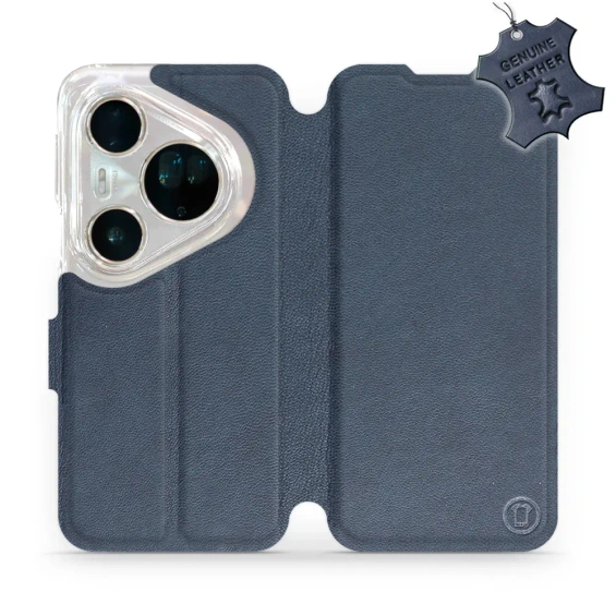 Hülle für Huawei Pura 80 Ultra - Farbe Blue Leather