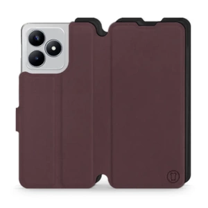 Phone Case Realme C53 - Design Burgundy with Black
