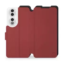 Phone Case Huawei Honor 90 - Design Dark Red with Black