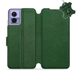 Phone Case Motorola Edge 30 Neo - Design Green Leather