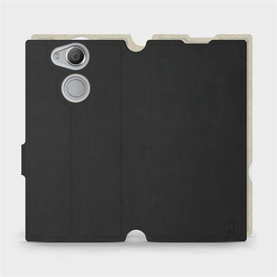 Phone Case Sony Xperia XA2 - Design Black with Platinum