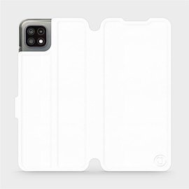 Phone case for Samsung Galaxy A22 5G - design White&Gray