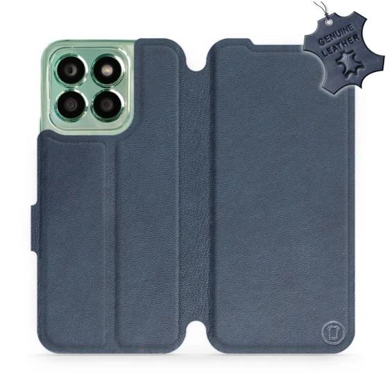 Phone Case Huawei Honor X8b - Design Blue Leather