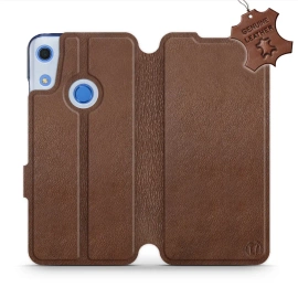Phone Case Huawei Y6S - Design Brown Leather