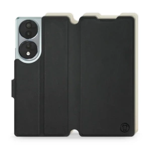 Hülle für Huawei Honor 70 - Farbe Schwarz mit Platin