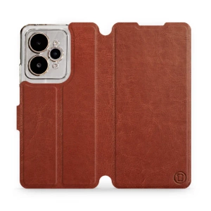 Phone Case Realme 15 5G - Design Brown&Orange