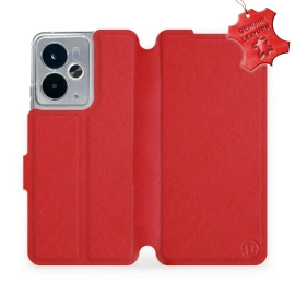 Phone Case Realme 14 5G - Design Red Leather