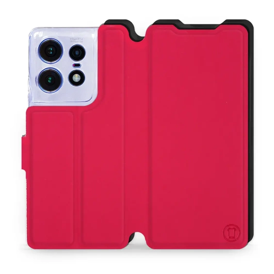 Phone Case Motorola Edge 50 Pro - Design Red with Black