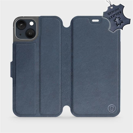 Phone Case Apple iPhone 13 - Design Blue Leather