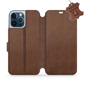 Hülle für Apple iPhone 12 Pro Max - Farbe Brown Leather