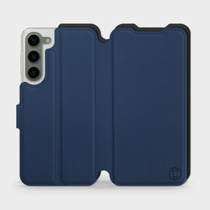 Etui Soft Touch do Samsung Galaxy S23 Plus - wzór Głęboki granat z czernią