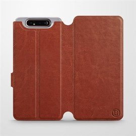 Phone Case Samsung Galaxy A80 - Design Brown&Gray