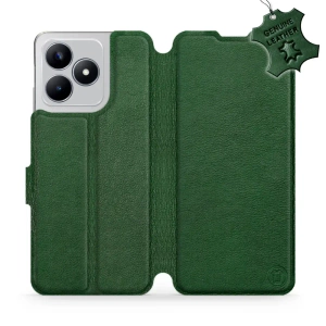 Phone Case Realme C53 - Design Green Leather