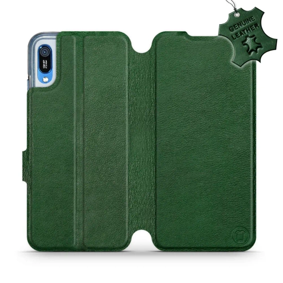 Hülle für Huawei Y6 2019 - Farbe Green Leather