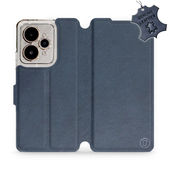 Hülle für Realme 15 5G - Farbe Blue Leather