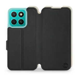 Phone Case Huawei Honor X8c - Design Black with Platinum