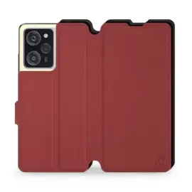 Phone Case Xiaomi Poco X5 Pro 5G - Design Dark Red with Black