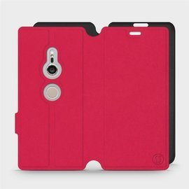 Phone Case Sony Xperia XZ2 - Design Red with Black