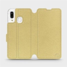Phone Case Samsung Galaxy A40 - Design Gold&Gray