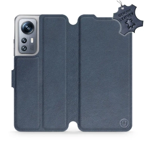 Phone Case Xiaomi 12S - Design Blue Leather
