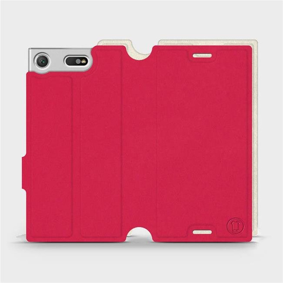 Phone Case Sony Xperia XZ1 Compact - Design Red with Platinum