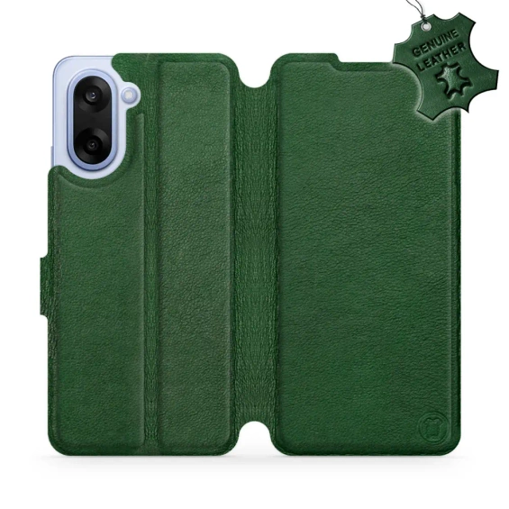 Hülle für OnePlus Nord CE5 - Farbe Green Leather