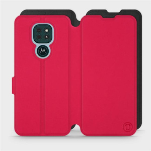Phone Case Motorola Moto G9 Play - Design Red with Black