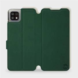 Phone Case Samsung Galaxy A22 5G - Design Green with Platinum
