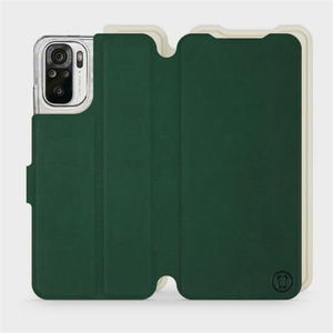 Phone Case Xiaomi Redmi Note 10 - Design Green with Platinum