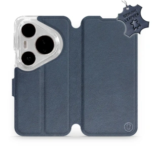 Phone Case Huawei Pura 80 Pro - Design Blue Leather