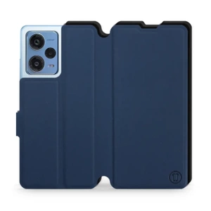 Etui Soft Touch do Xiaomi Redmi Note 12 Pro 5G - wzór Głęboki granat z czernią